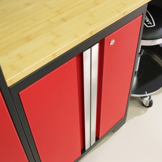 Bold Series 4PC Garage Cabinetry Set · 24-Gauge Steel · Fully